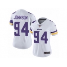 Women's Nike Minnesota Vikings #94 Jaleel Johnson Vapor Untouchable Limited White NFL Jersey