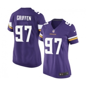 Women's Nike Minnesota Vikings #97 Everson Griffen Game Purple Team Color NFL Jersey