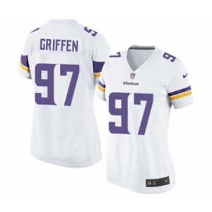 Women's Nike Minnesota Vikings #97 Everson Griffen Game White NFL Jersey