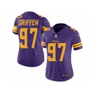 Women's Nike Minnesota Vikings #97 Everson Griffen Limited Purple Rush NFL Jersey