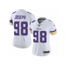 Women's Nike Minnesota Vikings #98 Linval Joseph Vapor Untouchable Limited White NFL Jersey