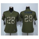 nike women nfl jerseys Minnesota Vikings #28 Adrian Peterson army green[nike Limited Salute To Service]