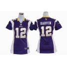 nike women nfl jerseys minnesota vikings #12 harvin purple[nike]