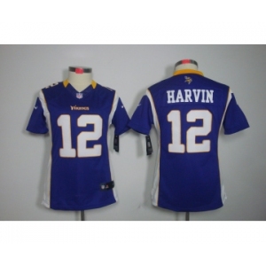 nike women nfl jerseys minnesota vikings #12 harvin purple[nike]