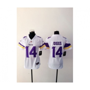 nike women nfl jerseys minnesota vikings #14 stefon diggs white[nike]