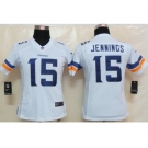 nike women nfl jerseys minnesota vikings #15 jennings white[new nike limited]