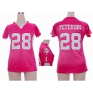 nike women nfl jerseys minnesota vikings #28 peterson pink[draft him ii top]