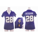 nike women nfl jerseys minnesota vikings #28 peterson purple[draft him ii top]