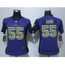 nike women nfl jerseys minnesota vikings #55 barr purple[Strobe Limited]