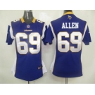 nike women nfl jerseys minnesota vikings #69 allen purple [nike]