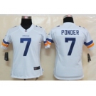 nike women nfl jerseys minnesota vikings #7 christian ponder white[new nike limited]