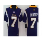 nike women nfl jerseys minnesota vikings #7 ponder purple[nike]