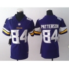 nike women nfl jerseys minnesota vikings #84 patterson purple[new nike]