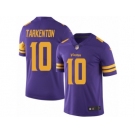 Youth Nike Minnesota Vikings #10 Fran Tarkenton Limited Purple Rush NFL Jersey