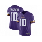 Youth Nike Minnesota Vikings #10 Fran Tarkenton Vapor Untouchable Limited Purple Team Color NFL Jersey