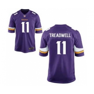 Youth Nike Minnesota Vikings #11 Laquon Treadwell Purple Team Color NFL Jersey