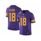 Youth Nike Minnesota Vikings #18 Michael Floyd Limited Purple Rush NFL Jersey