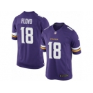 Youth Nike Minnesota Vikings #18 Michael Floyd Limited Purple Team Color NFL Jersey