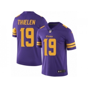 Youth Nike Minnesota Vikings #19 Adam Thielen Limited Purple Rush NFL Jersey