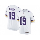 Youth Nike Minnesota Vikings #19 Adam Thielen White Stitched NFL Jersey
