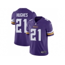 Youth Nike Minnesota Vikings #21 Mike Hughes Purple Team Color Stitched NFL Vapor Untouchable Limited Jersey