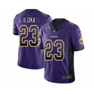 Youth Nike Minnesota Vikings #23 George Iloka Limited Purple Rush Drift Fashion NFL Jersey
