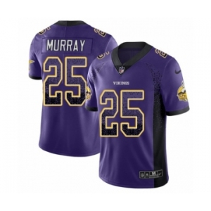Youth Nike Minnesota Vikings #25 Latavius Murray Limited Purple Rush Drift Fashion NFL Jersey