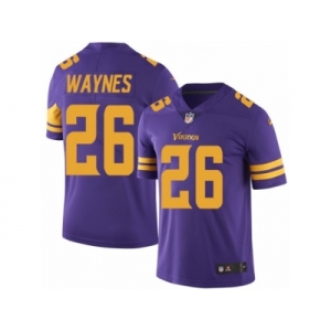 Youth Nike Minnesota Vikings #26 Trae Waynes Limited Purple Rush NFL Jersey