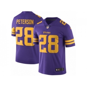 Youth Nike Minnesota Vikings #28 Adrian Peterson Limited Purple Rush NFL Jersey