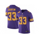 Youth Nike Minnesota Vikings #33 Michael Griffin Limited Purple Rush NFL Jersey