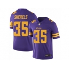 Youth Nike Minnesota Vikings #35 Marcus Sherels Limited Purple Rush NFL Jersey