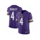 Youth Nike Minnesota Vikings #4 Ryan Quigley Vapor Untouchable Limited Purple Team Color NFL Jersey