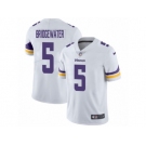 Youth Nike Minnesota Vikings #5 Teddy Bridgewater Vapor Untouchable Limited White NFL Jersey