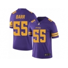 Youth Nike Minnesota Vikings #55 Anthony Barr Limited Purple Rush NFL Jersey