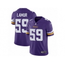 Youth Nike Minnesota Vikings #59 Emmanuel Lamur Vapor Untouchable Limited Purple Team Color NFL Jersey