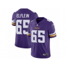Youth Nike Minnesota Vikings #65 Pat Elflein Vapor Untouchable Limited Purple Team Color NFL Jersey