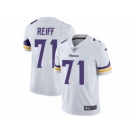 Youth Nike Minnesota Vikings #71 Riley Reiff Vapor Untouchable Limited White NFL Jersey