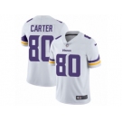 Youth Nike Minnesota Vikings #80 Cris Carter Vapor Untouchable Limited White NFL Jersey