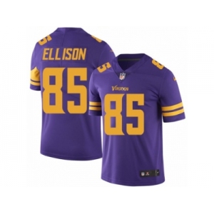 Youth Nike Minnesota Vikings #85 Rhett Ellison Limited Purple Rush NFL Jersey