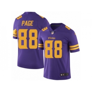 Youth Nike Minnesota Vikings #88 Alan Page Limited Purple Rush NFL Jersey