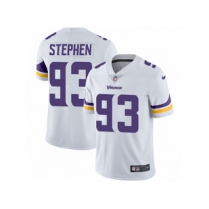 Youth Nike Minnesota Vikings #93 Shamar Stephen Vapor Untouchable Limited White NFL Jersey
