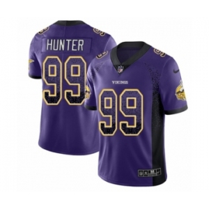 Youth Nike Minnesota Vikings #99 Danielle Hunter Limited Purple Rush Drift Fashion NFL Jersey