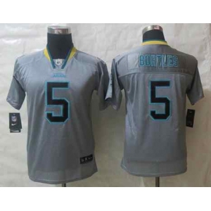 nike youth nfl jerseys jacksonville jaguars #5 bortles grey[Elite lights out]