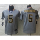 nike youth nfl jerseys minnesota vikings #5 bridgewater grey[Elite lights out][bridgewater]