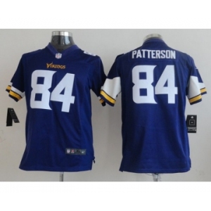 nike youth nfl jerseys minnesota vikings #84 patterson purple[2013 nike]