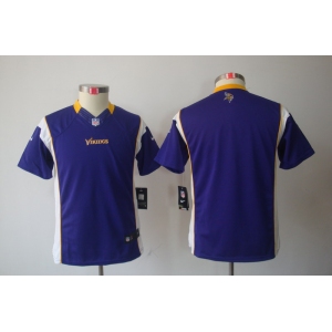 nike youth nfl jerseys minnesota vikings blank purple[nike limited]