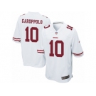 Men Nike San Francisco 49ers #10 Jimmy Garoppolo Game White NFL Jersey