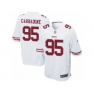 Men Nike San Francisco 49ers #95 Tank Carradine Game White NFL Jersey
