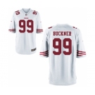 Men San Francisco 49ers #99 Deforest Buckner White Game Jersey