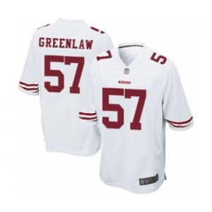 Men's San Francisco 49ers #57 Dre Greenlaw Game White Football Jersey